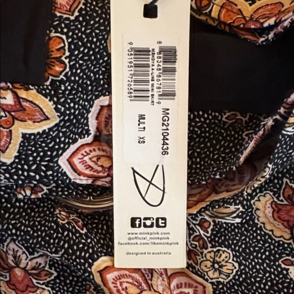 MINKPINK Mehdya Floral Mini Skirt - Picture 7 of 8